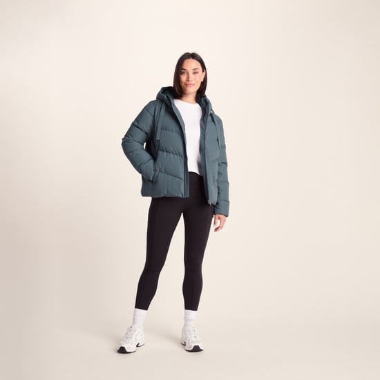 Raleigh Luxe Short Womens Down Jacket Graphite - Image 3