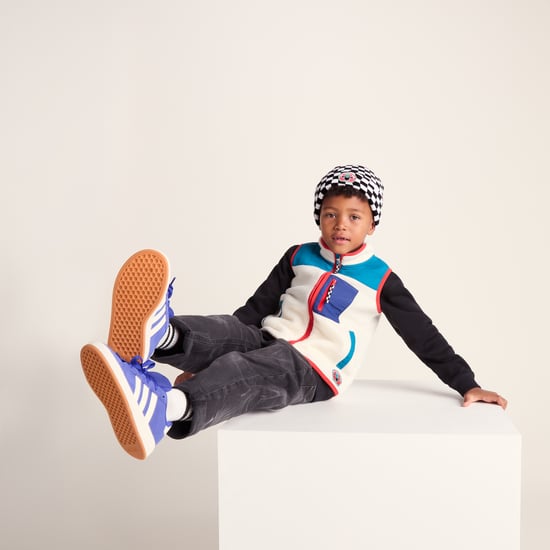 Uda Kids Shaun the Sheep Knit Hat Black White Checkerboard - Image 4
