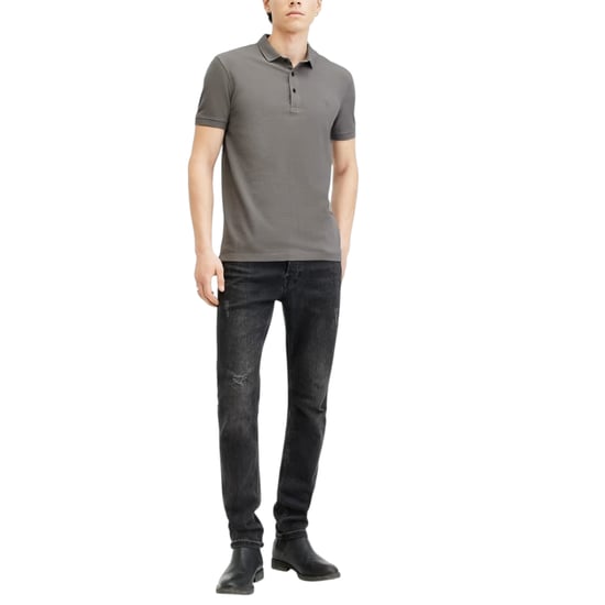 All Saints Mens Polo Shirt Reform Summer Pique Casual Short Sleeve Pullover Tee - Image 3