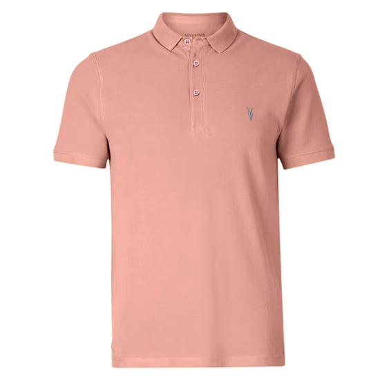 All Saints Mens Polo Shirt Reform Summer Pique Casual Short Sleeve Pullover Tee - Image 4
