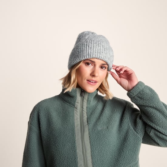Abby Knit Hat Ice Grey Marl - Image 2
