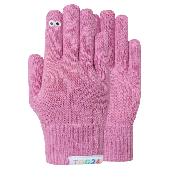 Soay Kids Shaun the Sheep Knit Gloves Piglet Pink - Image 4