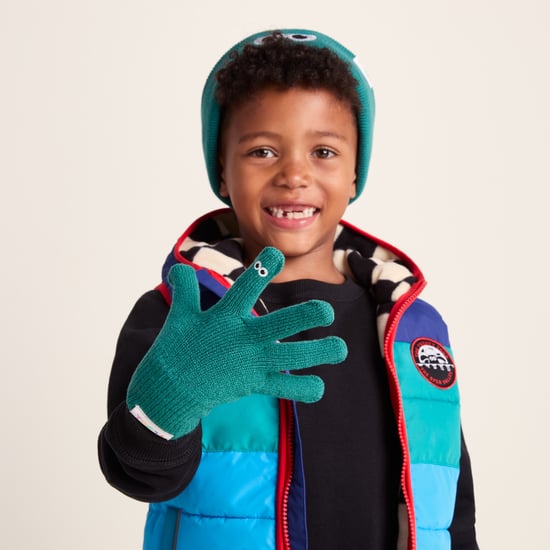 Soay Kids Shaun the Sheep Knit Gloves Jungle Green - Image 3