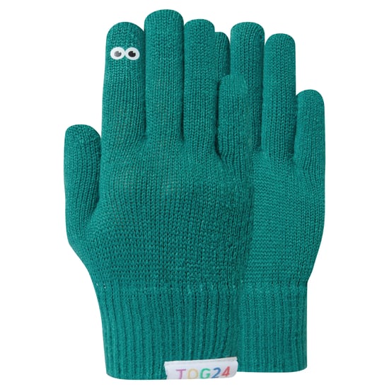 Soay Kids Shaun the Sheep Knit Gloves Jungle Green - Image 5