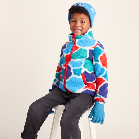 Soay Kids Shaun the Sheep Knit Gloves Sky Blue - Image 2