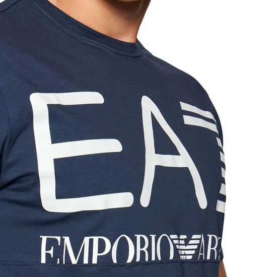 EA7 6KPT23 Mens T Shirts Crew Neck Emporio Armani Tee Casual Summer Cotton Tops - Image 3