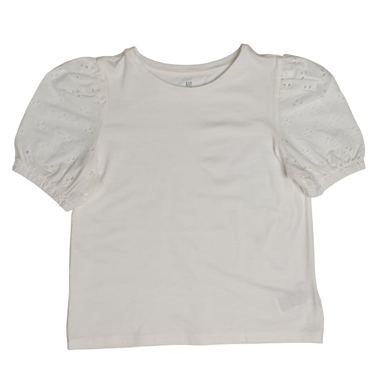 Girls' Embroidered Puff Sleeve T-Shirt 601395 - Image 1
