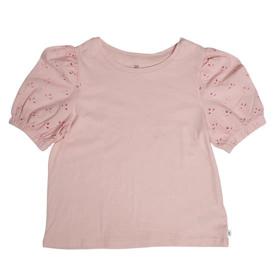 Girls' Embroidered Puff Sleeve T-Shirt 601395 - Image 1