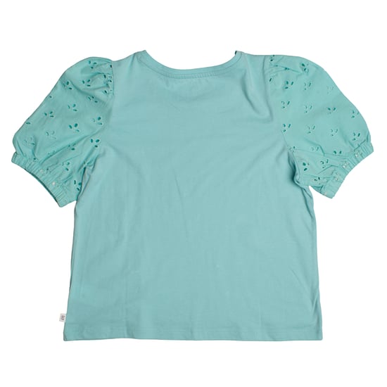 Meisjes-T-shirt met geborduurde pofmouwen 601395 - Image 5