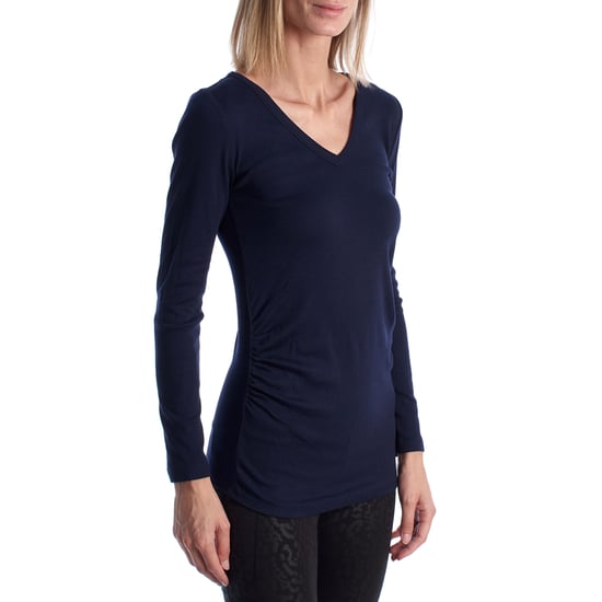 Modern positie T-shirt met V-hals en lange mouwen 719653 Dames - Image 4