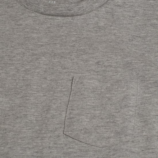 Långärmad T-shirt med ficka 735905 för pojkar - Image 4