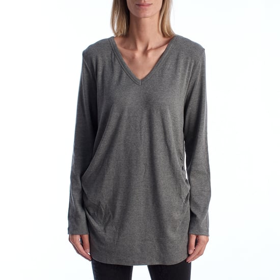 Modern positie T-shirt met V-hals en lange mouwen 719653 Dames - Image 4