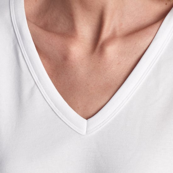 Modern maternity t-shirt with V-neck and long sleeves 719653 women - Image 3