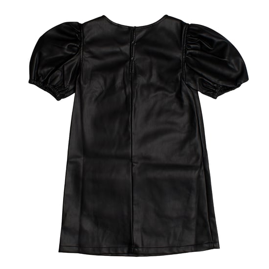Jurk van imitatieleer met pofmouwen 786914 voor meisjes - Image 5