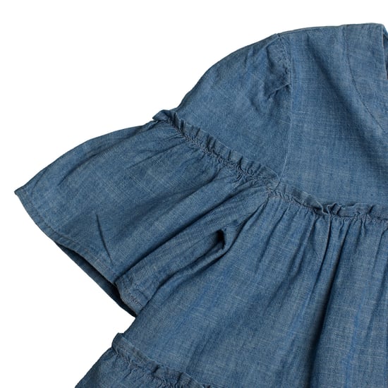 Ritsblouse met korte mouw 856269 voor meisjes - Image 2