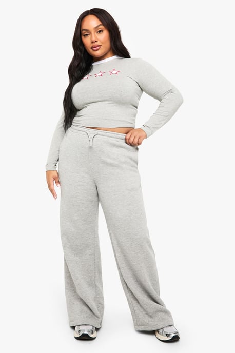Plus Star Icon Fitted Long Sleeve Top - Image 3