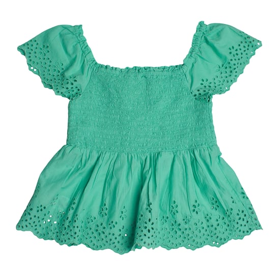 Short Blouse with Embroidered Eyelets 557992 for Girls - Image 3