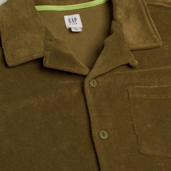 Boys' Short-Sleeved Plush Shirt 856626 - Image 2