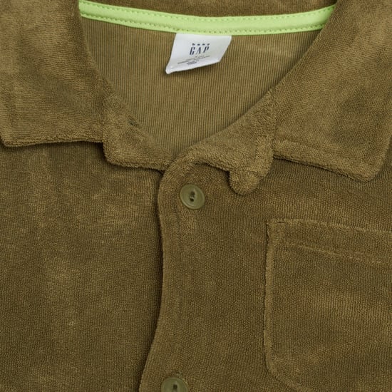 Pluche overhemd met korte mouwen voor babyjongens 856547 - Image 4