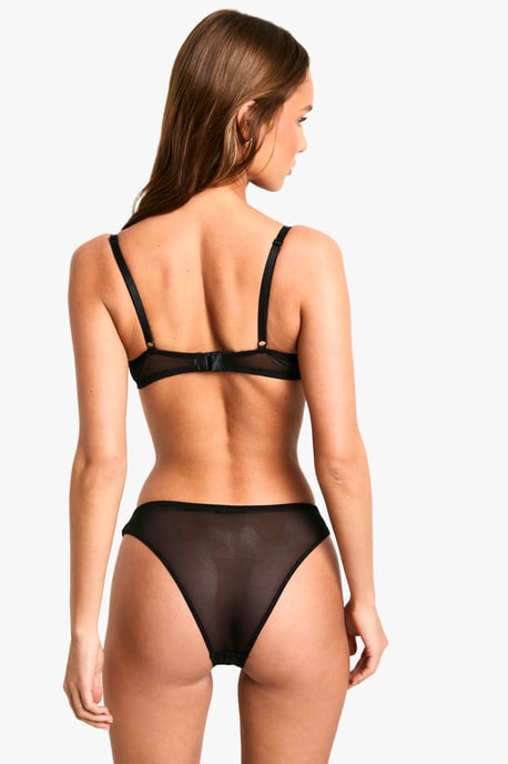 Peep Cutout Bra - Image 2