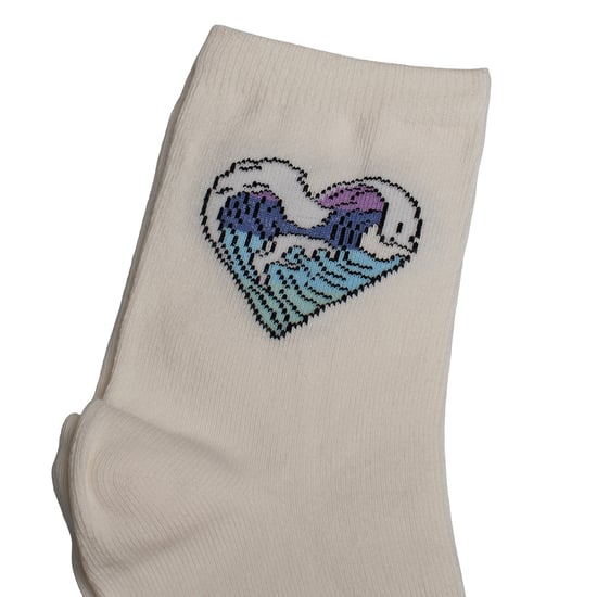 Pack of 3 Crew Socks 855459 for Girls - Image 3