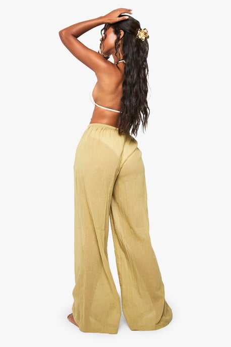 Cheesecloth Beach Trousers - Image 2