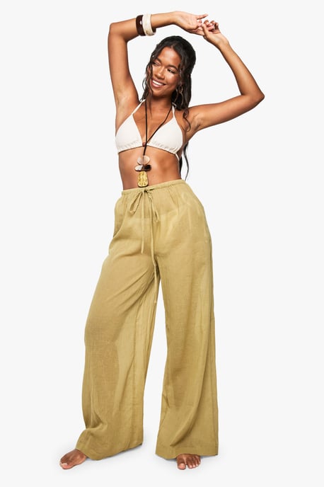 Cheesecloth Beach Trousers - Image 3