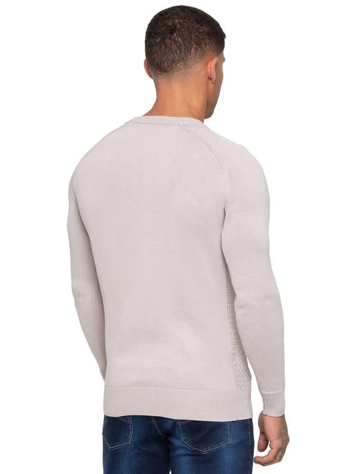 Enzo Milano | Mens Crew Neck Knit Jumper - Image 2