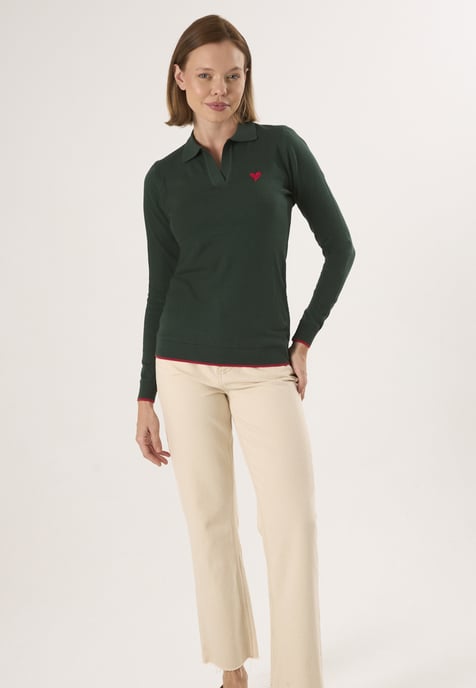 Pullover Polo Neck Knitted Pullover - Image 2