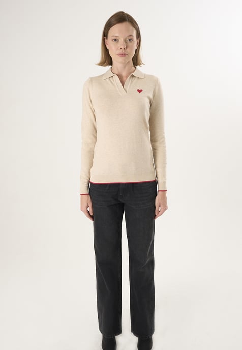 Pullover Polo Neck Knitted Pullover - Image 2