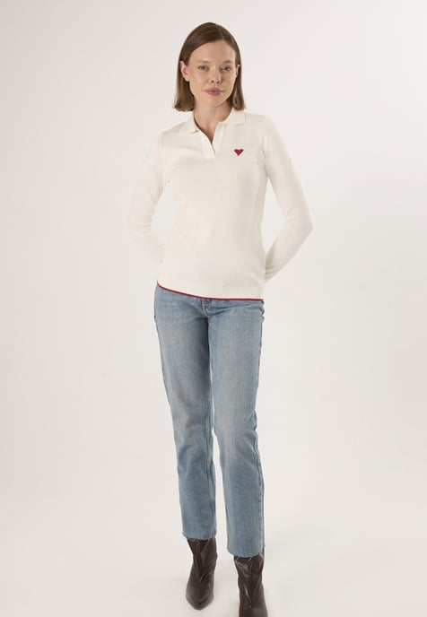 Pullover Polo Neck Knitted Pullover - Image 2