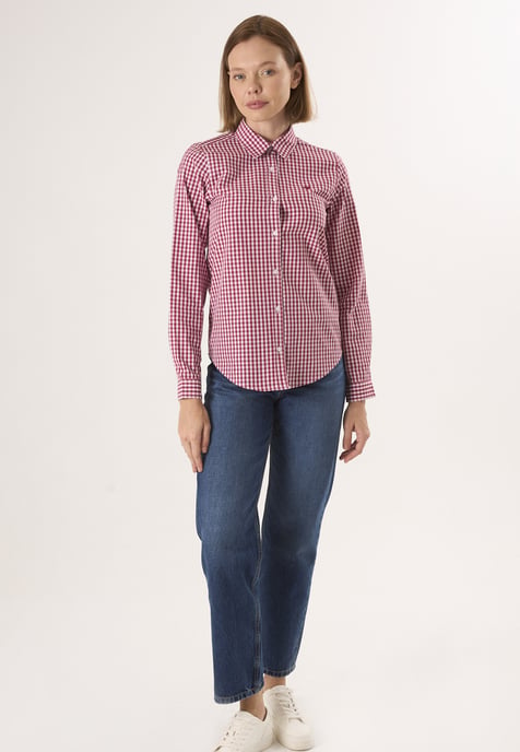 Shirt Plaid Long Sleeve Shirt - Image 2