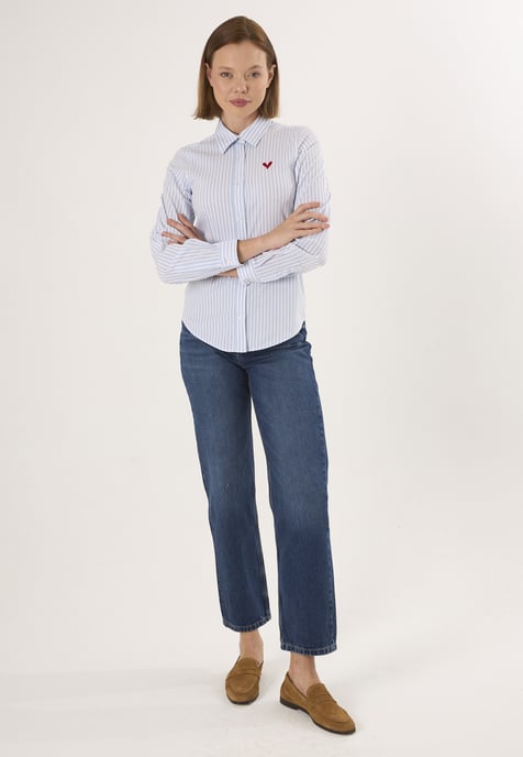 Shirt Striped Long Sleeve Shirt - Image 2