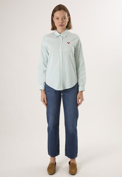 Shirt Striped Long Sleeve Shirt - Image 2