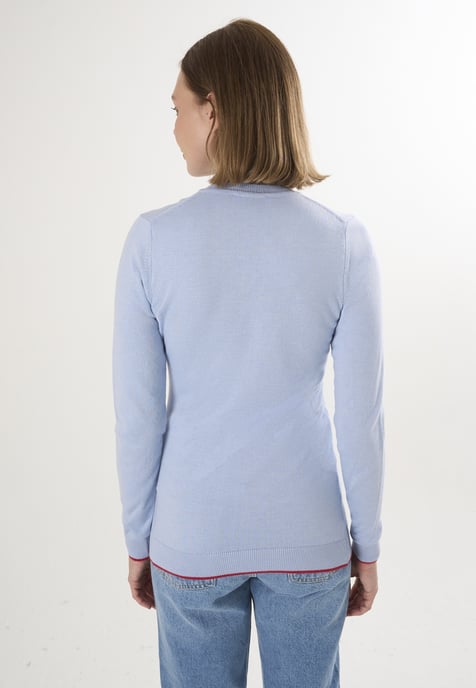 Pullover V-Neck Knitted Pullover - Image 3