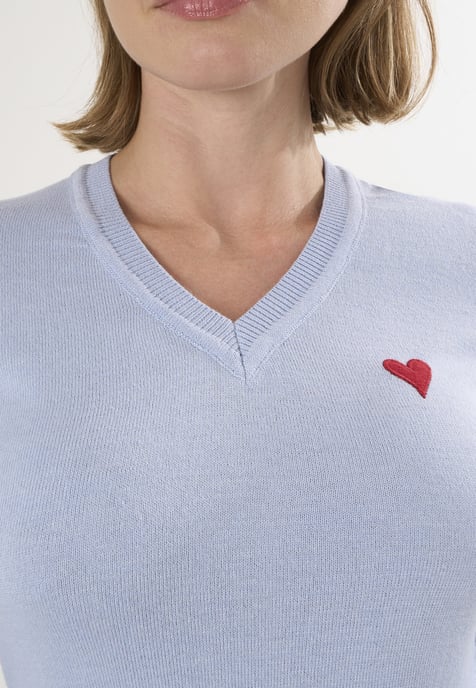 Pullover V-Neck Knitted Pullover - Image 4