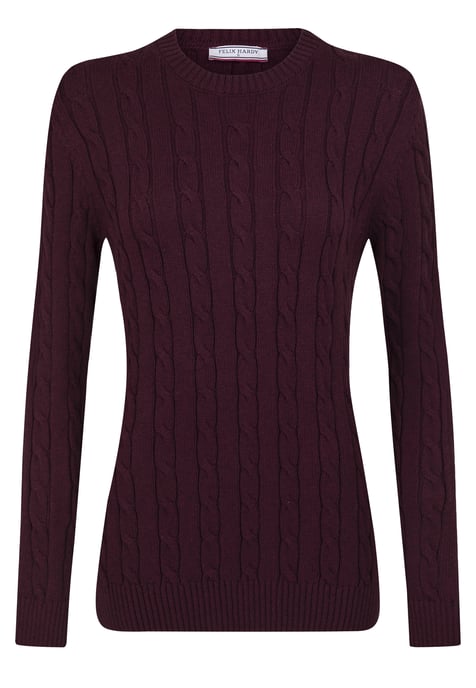 Pullover V-Neck Cable Knit Pullover - Image 1