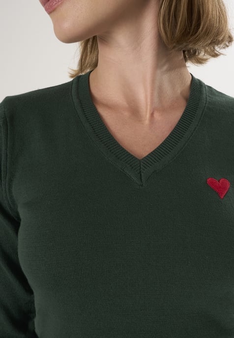 Pullover V-Neck Knitted Pullover - Image 3