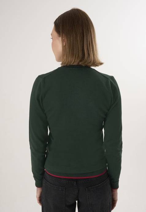 Pullover V-Neck Knitted Pullover - Image 4