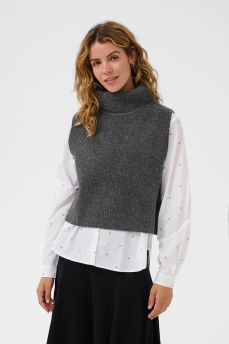 CRStarfi Short Knit Slipover Knitted pullover Straight fit - Image 3
