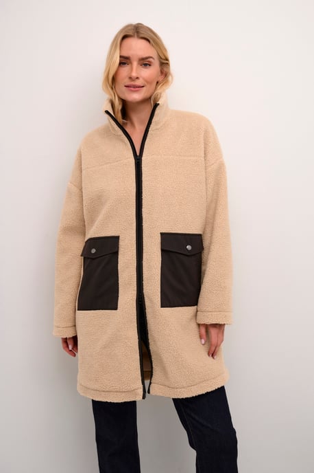Jas CUtally Jas Oversize fit beige - Image 2
