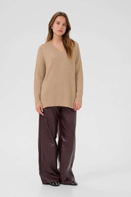 CUolivia V-neck Pullover Knitted pullover Oversize fit - Image 1