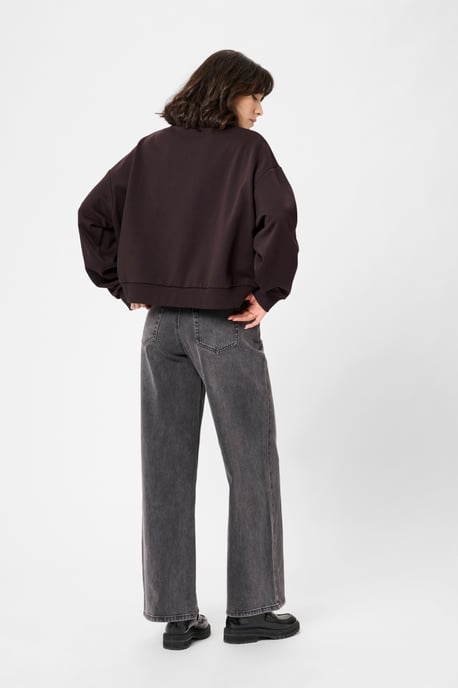 Sweatshirt KAlise Sweatshirt Oversize fit dark brown - Image 4