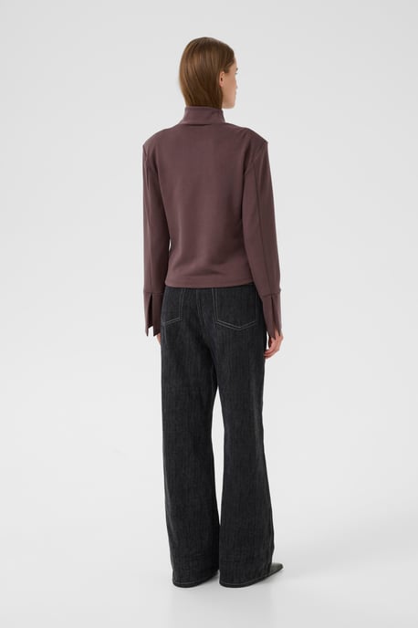 KBBrittany Turtleneck Blouse with long sleeve Feminine Silhouette - Image 2