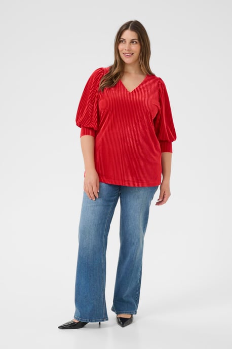 Blouse met lange mouwen KCcacanna Blouse met lange mouwen Regular fit red - Image 4