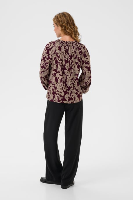 Blouse met lange mouwen CRLucy Blouse met lange mouwen Regular fit bordo - Image 5