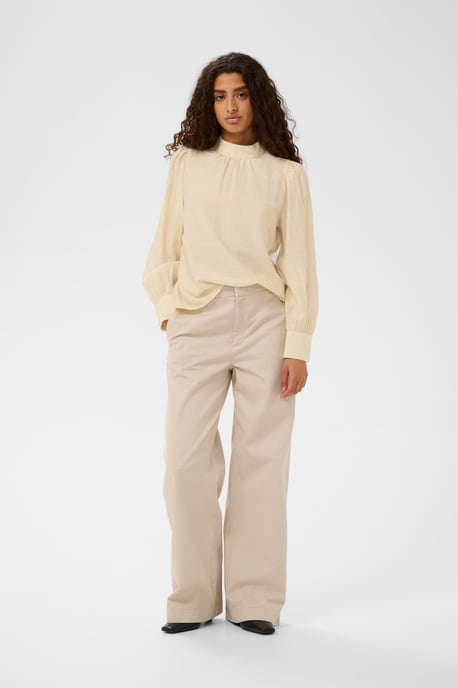 TrishIW High Neck Shirt Blouse with long sleeve - Image 2