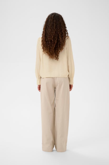 TrishIW High Neck Shirt Blouse with long sleeve - Image 3