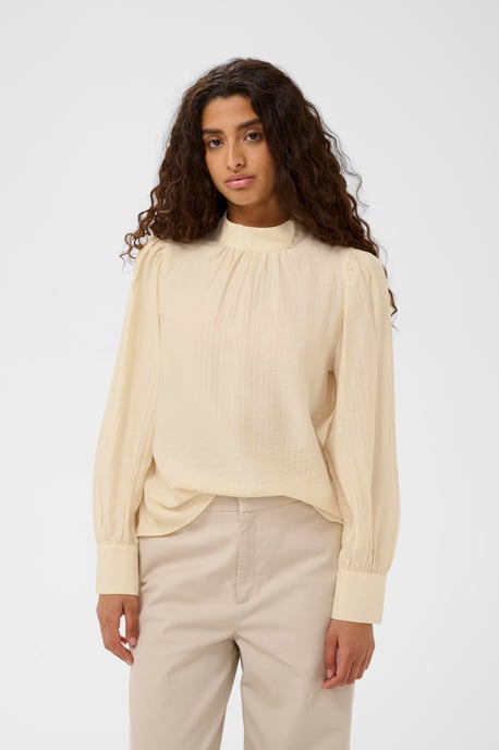 TrishIW High Neck Shirt Blouse with long sleeve - Image 4