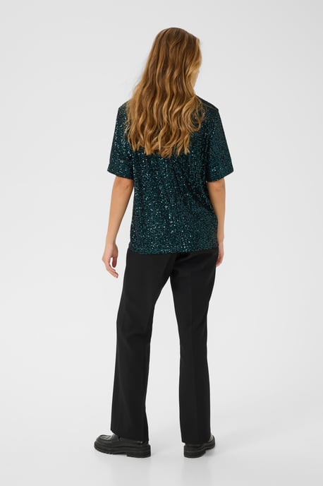 Blouse met korte mouwen KAlila Blouse met korte mouwen Regular fit dark green - Image 2